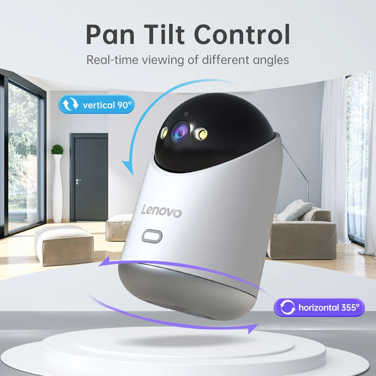 Telecamera Smart WiFi Lenovo 5MP