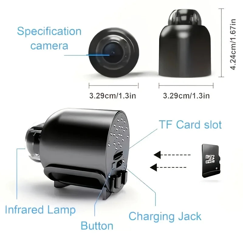 Mini Telecamera HD WiFi 1080P