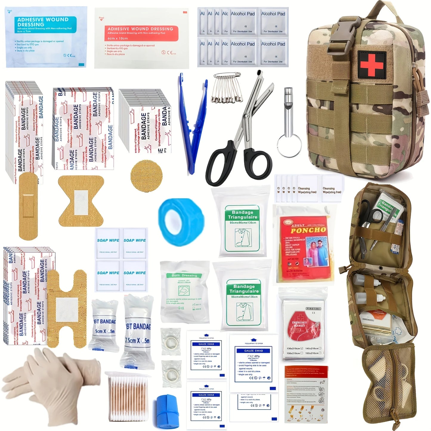 Kit di Pronto Soccorso 205 Pezzi