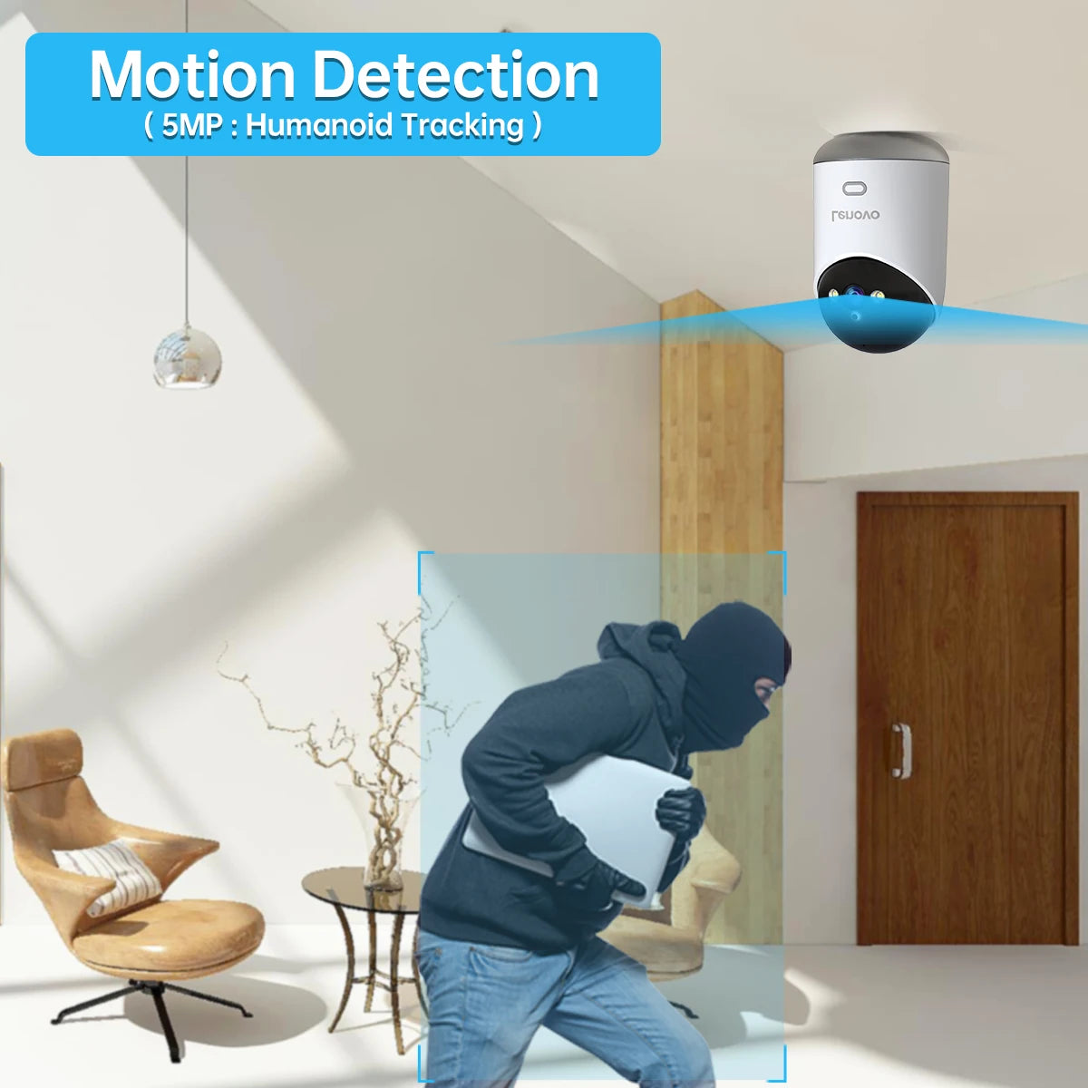 Telecamera Smart WiFi Lenovo 5MP