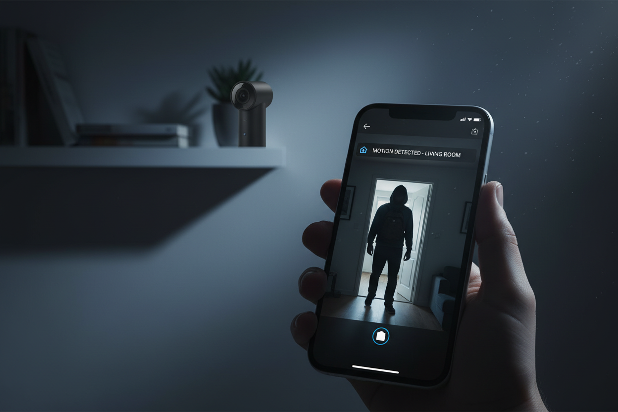 Allerta movimento su smartphone